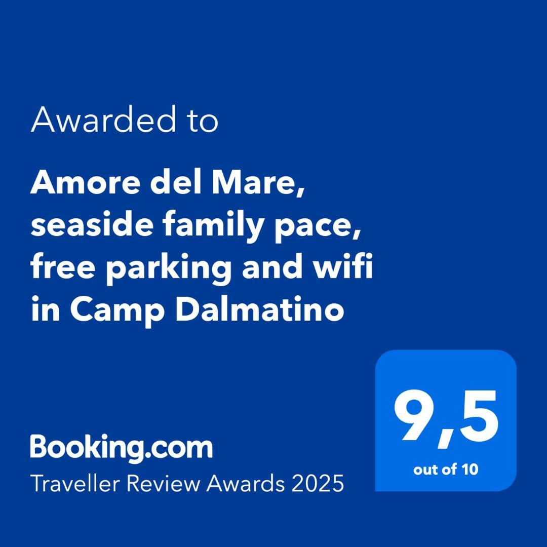Amore Del Mare, Seaside Family Pace, Free Parking And Wifi In Camp Dalmatino Drage Eksteriør billede